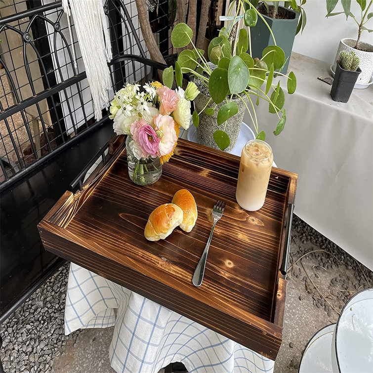 Wooden tray for on sale dining table